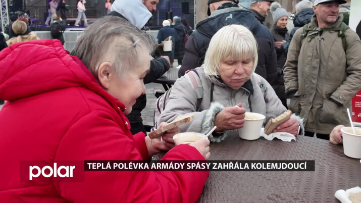 Předvánoční polévka Armády spásy pomáhá lidem v nouzi