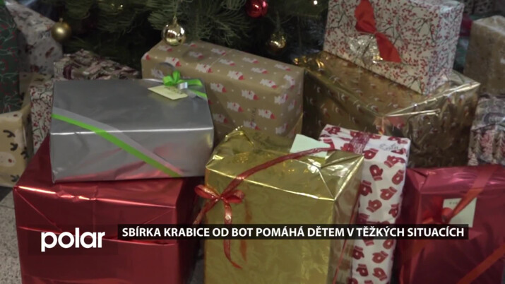 Sbírka Krabice od bot pomůže dětem v těžké životní situaci