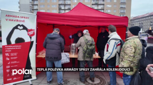 Teplá polévka Armády spásy zahřála kolemjdoucí