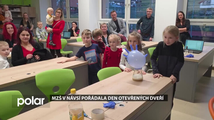 Den otevřených dveří v Masarykově základní škole v Návsí byl plný ukázek