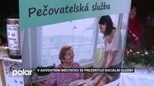 Sociální služby z Frýdku-Místku se prezentují v Adventním městečku