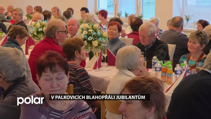 Na společném setkání seniorů v Palkovicích blahopřáli jubilantům