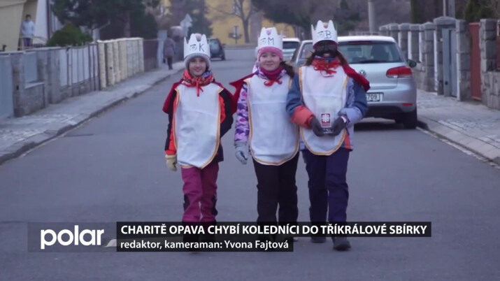 Charita Opava hledá koledníky do Tříkrálové sbírky. Chybí na tři desítky skupinek