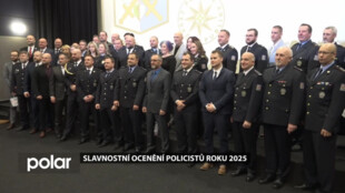 Hejtman MSK se starosty největších měst Územního obvodu Bruntál ocenil nejlepší policisty roku 2025