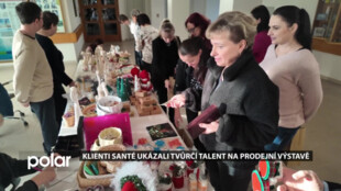 Klienti Santé představili svou tvorbu na tradiční vánoční výstavě