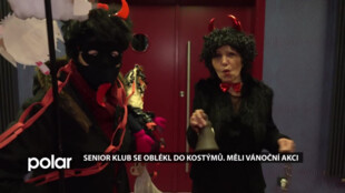 Senior klub AKORD v Ostravě se oblékl do kostýmů. Měli vánoční akci