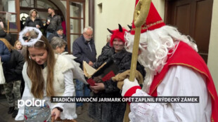 Vánoční atmosféra ovládla frýdecký zámek, jarmark přilákal tisíce lidí