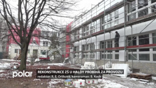 Ostravská ZŠ U Haldy se modernizuje za provozu, část školy teď působí v náhradních prostorách