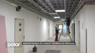 Rekonstrukce ZŠ U Haldy v Ostravě-Jihu probíhá za provozu