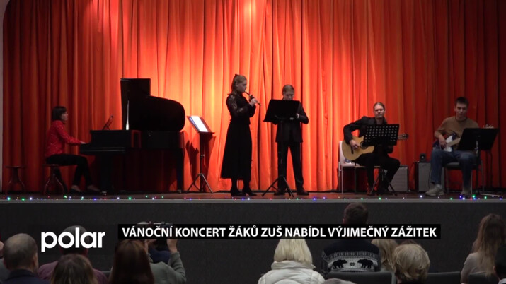 Vánoční koncert žáků ZUŠ nabídl výjimečný zážitek