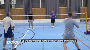 Ve sportovní hale je možno nově hrát badminton