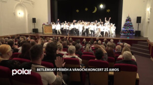 Vánoční příběh pro školy, školky i veřejnost v městském divadle sehrála místní ZŠ Amos