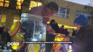 Základní škola Šrámkova v Opavě uspořádala vánoční jarmark, který přilákal stovky návštěvníků