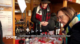 Partnerská města mohli lidé na adventním jarmarku i ochutnat