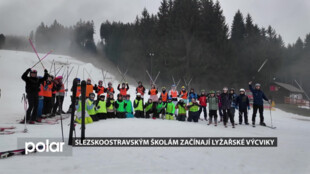 Slezskoostravským školám začínají lyžařské výcviky, první už má za sebou Bohumínská