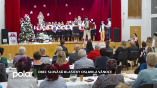 Obec Slováků klasicky oslavila Vánoce svým srazem a vystoupením folklorního souboru
