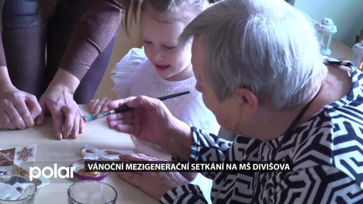 Vánoční mezigenerační setkání na MŠ Divišova potěšilo všechny přítomné
