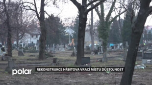 Rekonstrukce mariánskohorského hřbitova vrací místu důstojnost. Skončit by měla příští rok