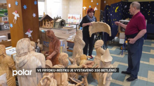 Ve Frýdku-Místku je vystaveno 350 betlémů z celého světa