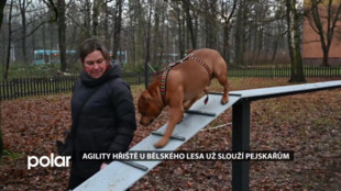 Agility hřiště u Bělského lesa už slouží pejskařům