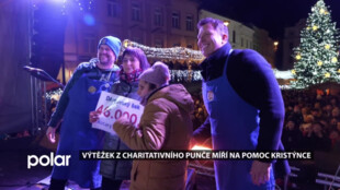 Charitativní punč na Dolním náměstí v Opavě opět pomáhal. Výtěžek míří na pomoc Kristýnce