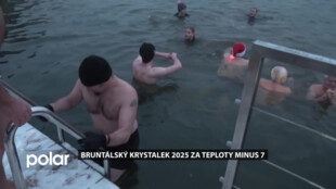 Bruntálský krystalek 2025 - setkání otužilců  na bruntálském Kobylím rybníku