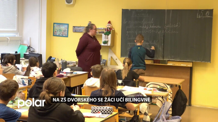 Žáci na ZŠ B. Dvorského se učí ve dvou jazycích
