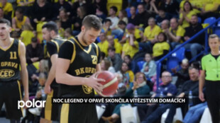 Basketbalová Noc legend v Opavě skončila vítězstvím domácích
