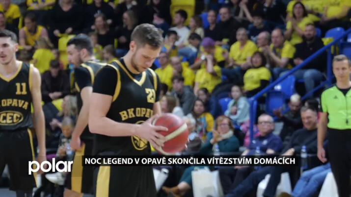 Basketbalová Noc legend v Opavě skončila vítězstvím domácích