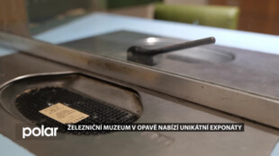 Železniční muzeum u východního nádraží v Opavě nabízí unikátní exponáty