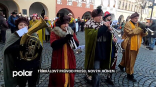 Tříkrálový průvod prošel Novým Jičínem, mudrcové přijeli na koních