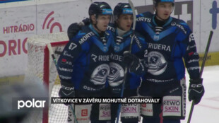 Hokejisté Vítkovic zabrali pozdě a s Plzní opět prohráli. Šanci dostali i dva junioři