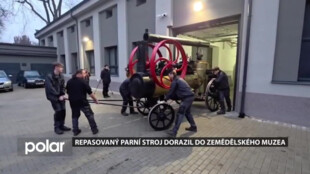 Parní stroj v Národním zemědělském muzeu repasovali žáci