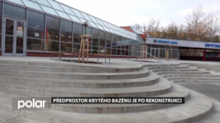 Předprostor krytého bazénu v Porubě je po rekonstrukci. Vyšla na 21 milionů korun