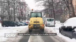 Zimní údržba v Porubě je v plném proudu. Obvod má na starosti 127 km cest