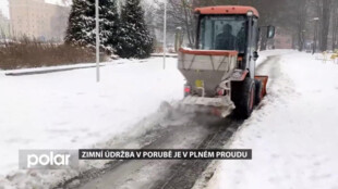 Zimní údržba v Porubě je v plném proudu. Obvod má na starosti 127 km cest
