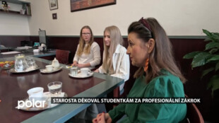 Starosta děkoval studentkám za profesionální zákrok u dopravní nehody