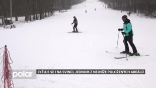 Lyžuje se i na Svinci, jednom z nejníže položených areálů