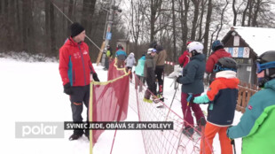 Svinec jede a plánuje závody pro veřejnost. Věří, že v lednu obleva nenastane