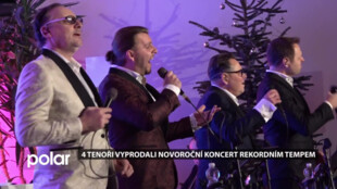 4 Tenoři vyprodali Novoroční koncert rekordním tempem. Poruba jej pořádá už od r. 2017