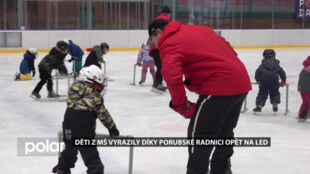 Děti z MŠ vyrazily díky porubské radnici opět na led. Kurzy bruslení probíhají do dubna
