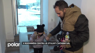 V rodinném centru je útulný cvičební sál, po renovaci má i zrcadlovou stěnu