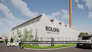 V Opavě začala stavba nových dílen pro Střední školu technickou. Přinesou zásadní zlepšení výuky