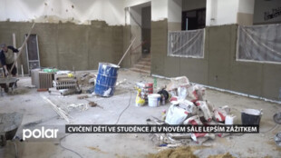 Cvičení dětí ve Studénce je v novém sále lepším zážitkem
