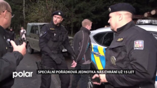 Hejtman předal Speciální pořádkové jednotce k 15 letům dvě auta