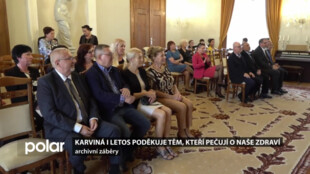 Karviná i letos poděkuje těm, kteří pečují o naše zdraví. Návrhy může posílat i veřejnost