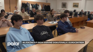 Mládežnická rada Karviná měla besedu se zástupcem Úřadu vlády z ostravského Eurocentra