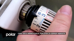 Cena tepla mírně klesla, ani poplatek za odpady v Novém Jičíně neroste