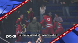 Na hokeji ve Vítkovicích oživovali fanouška, který zkolaboval