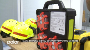 MS kraj daroval dobrovolným hasičům z Frýdku-Místku vybavení